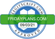 Fridayplans: Legitscript.com approved